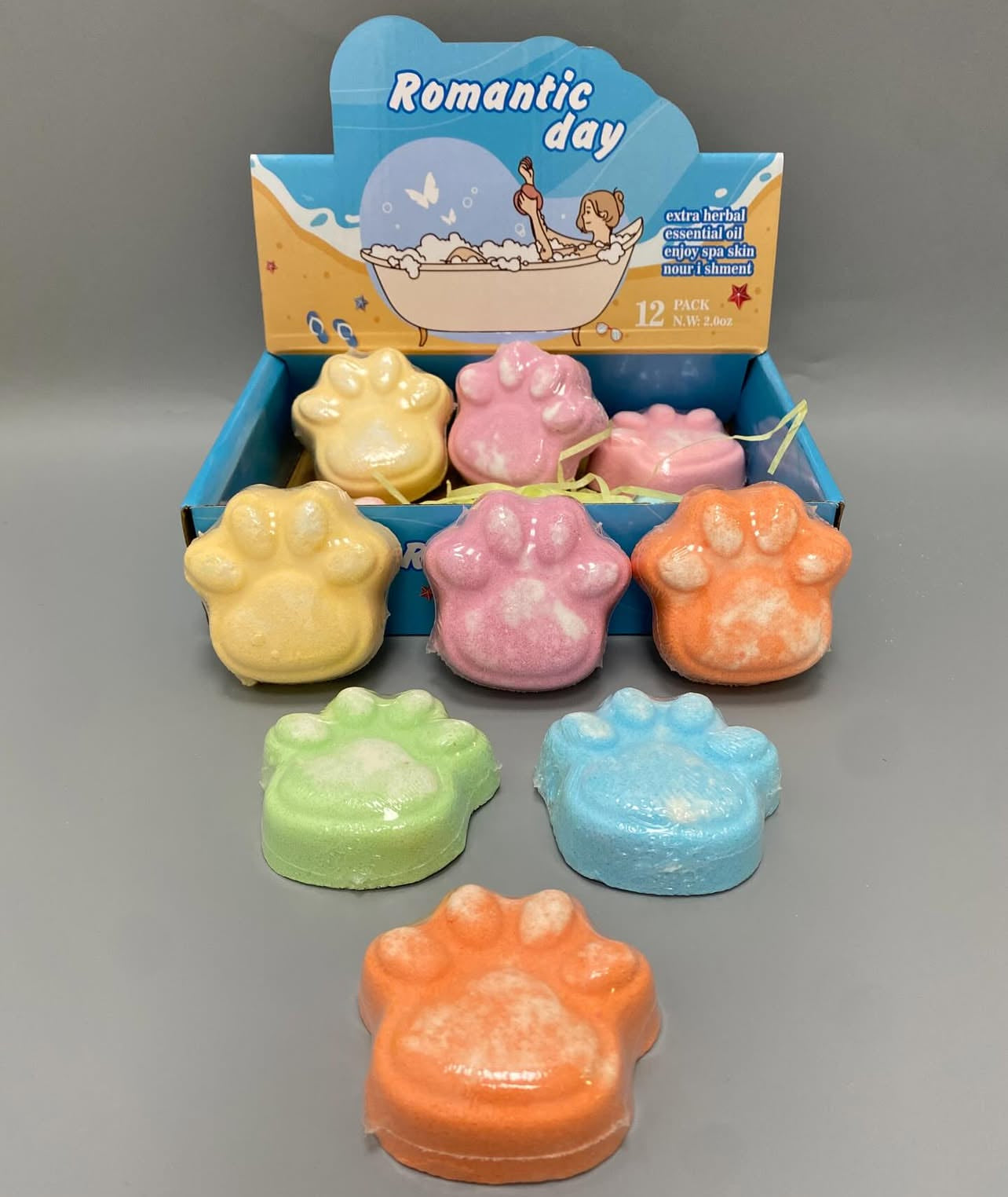 Kids Bubble Bath Bombs (12pcs - Random Design)
