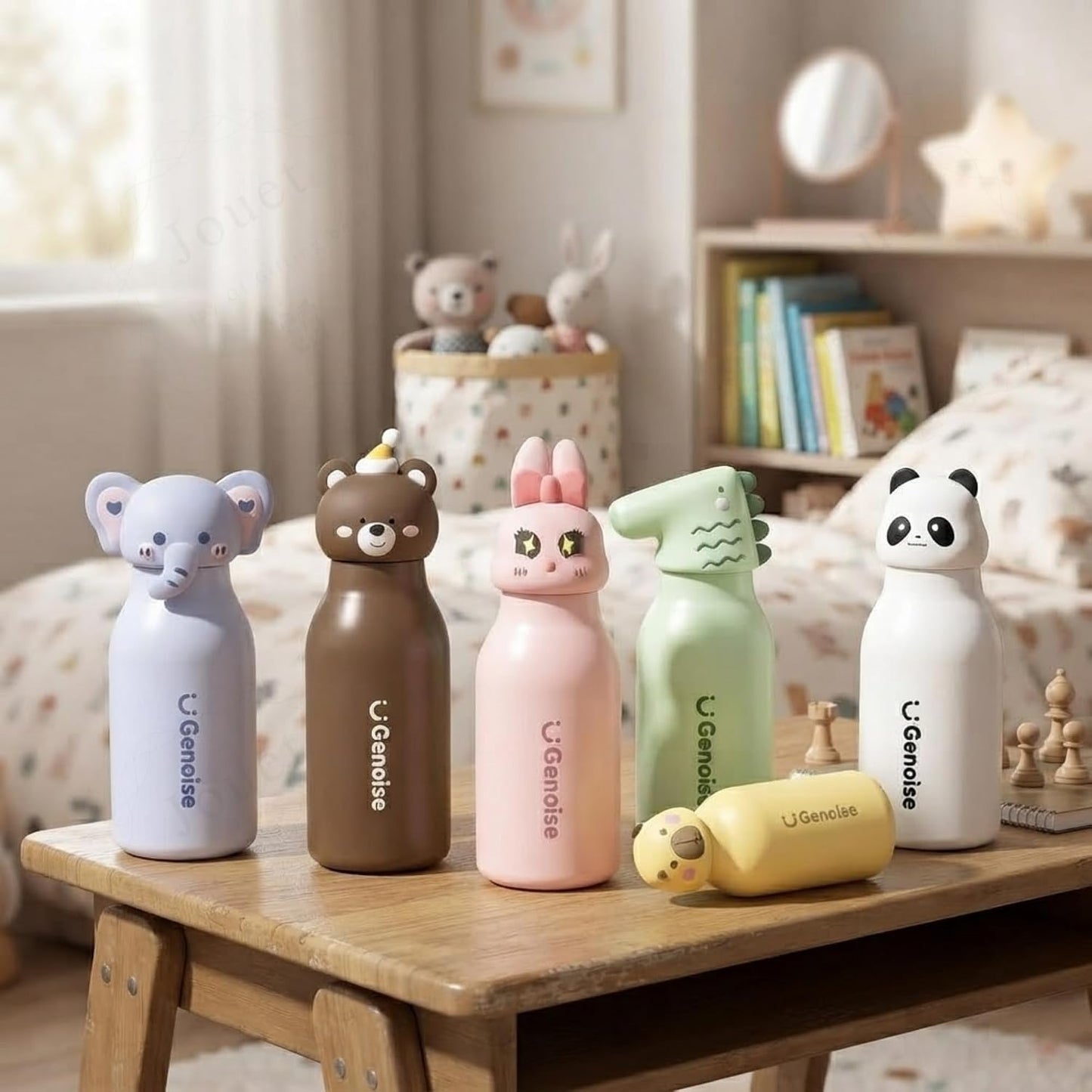 Genoise - 3D Animal Steel Bottle