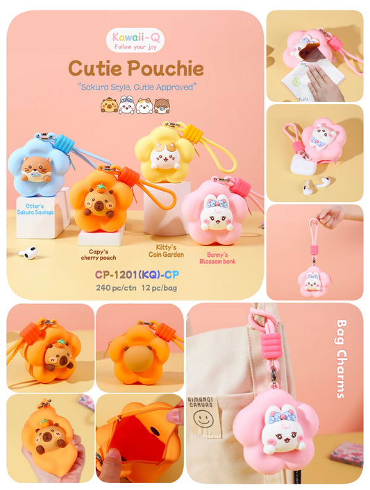 Cute Pouch - Headphone, Coin, Backpack Keychain