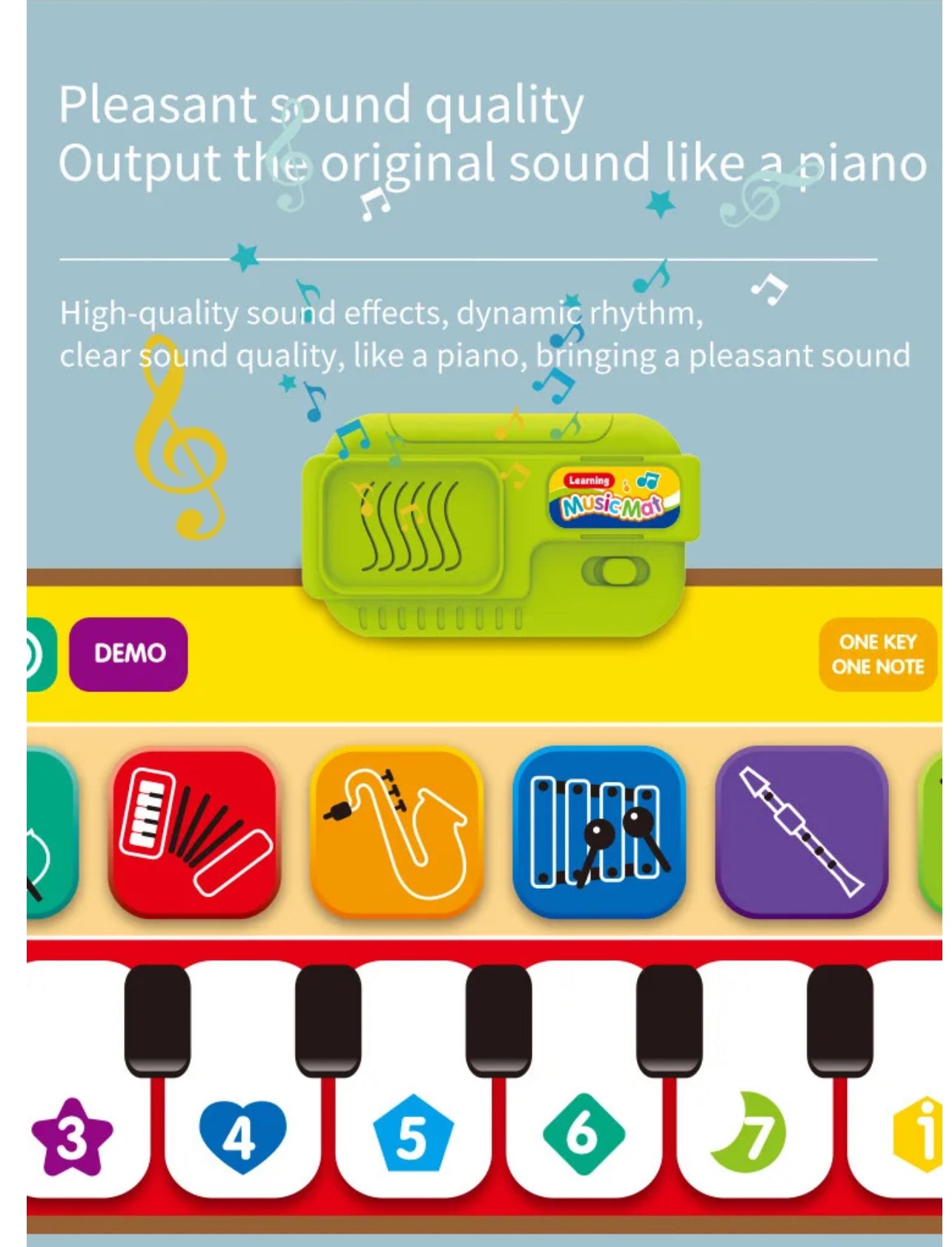 Piano Music Mat - Intelligent Music Toys