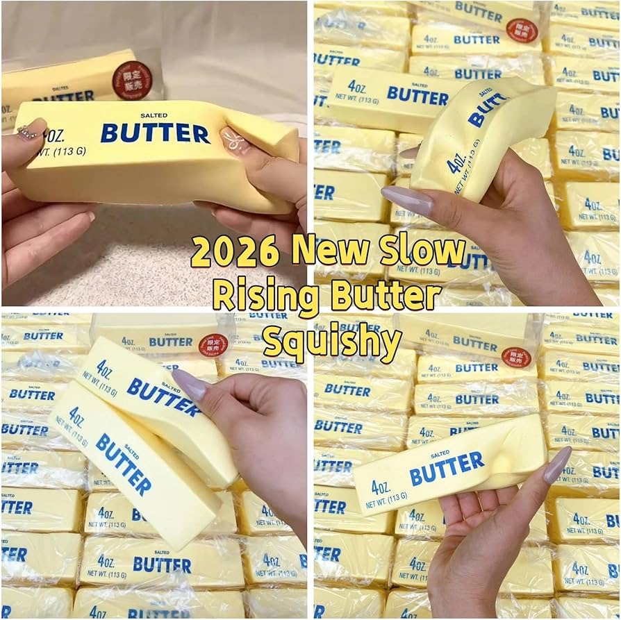 Butter Squishy Toys - 1pcs