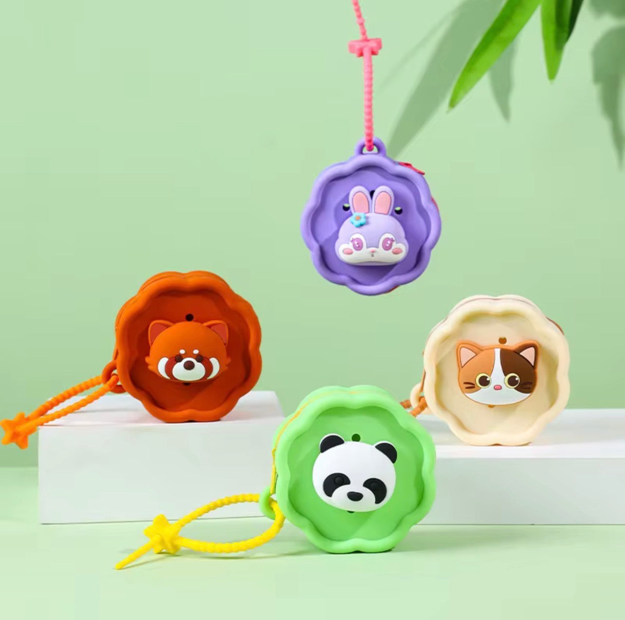 Cute 3D Animal Silicone Coin Purse & Earphone Case