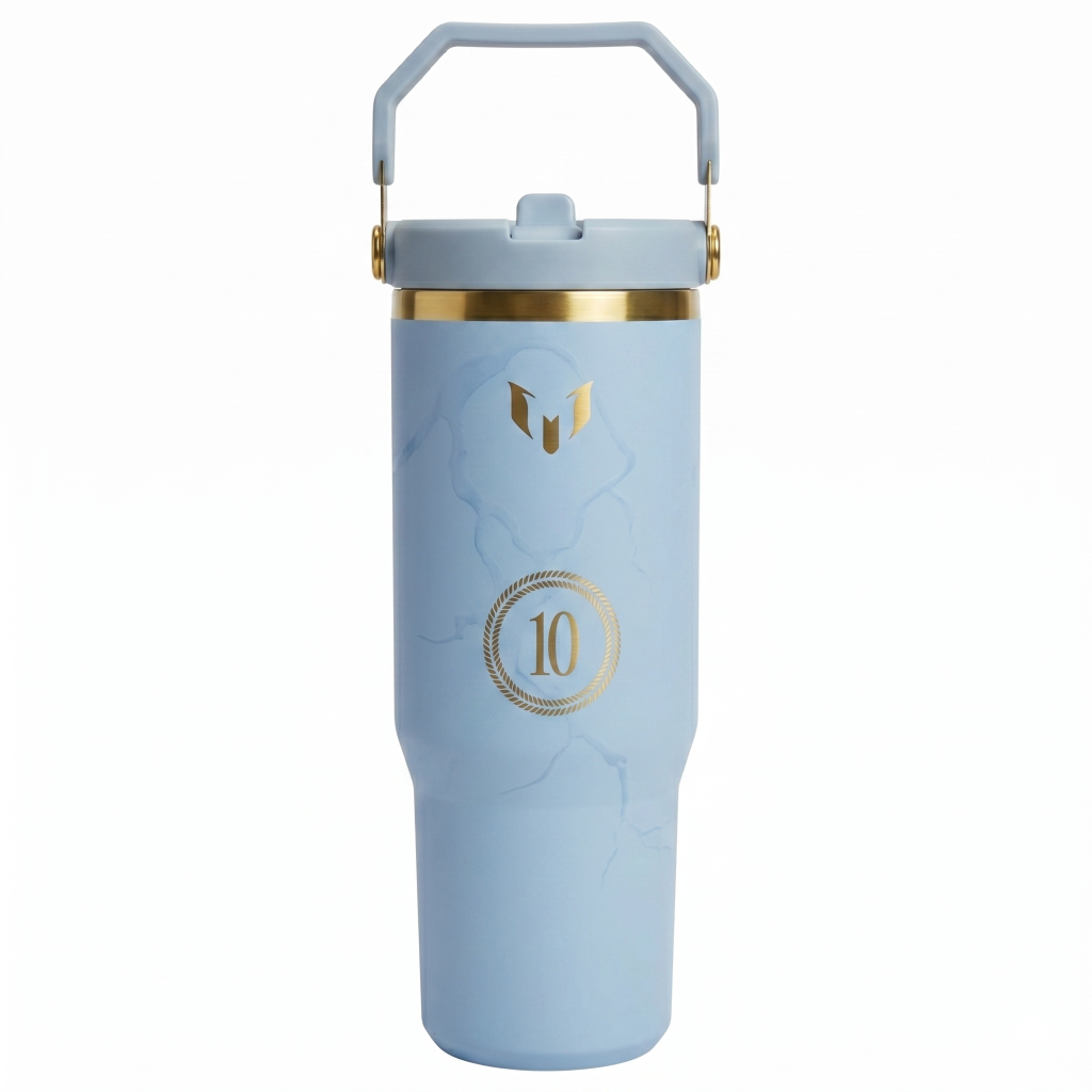 The Messi x Stanley IceFlow™ Flip Straw Tumbler | 30oz – Striker Blue