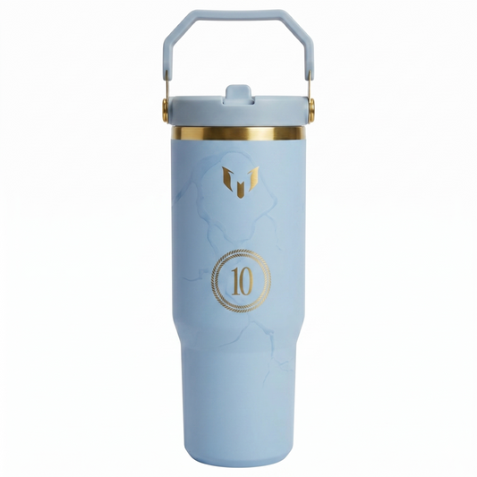 The Messi x Stanley IceFlow™ Flip Straw Tumbler | 30oz – Striker Blue