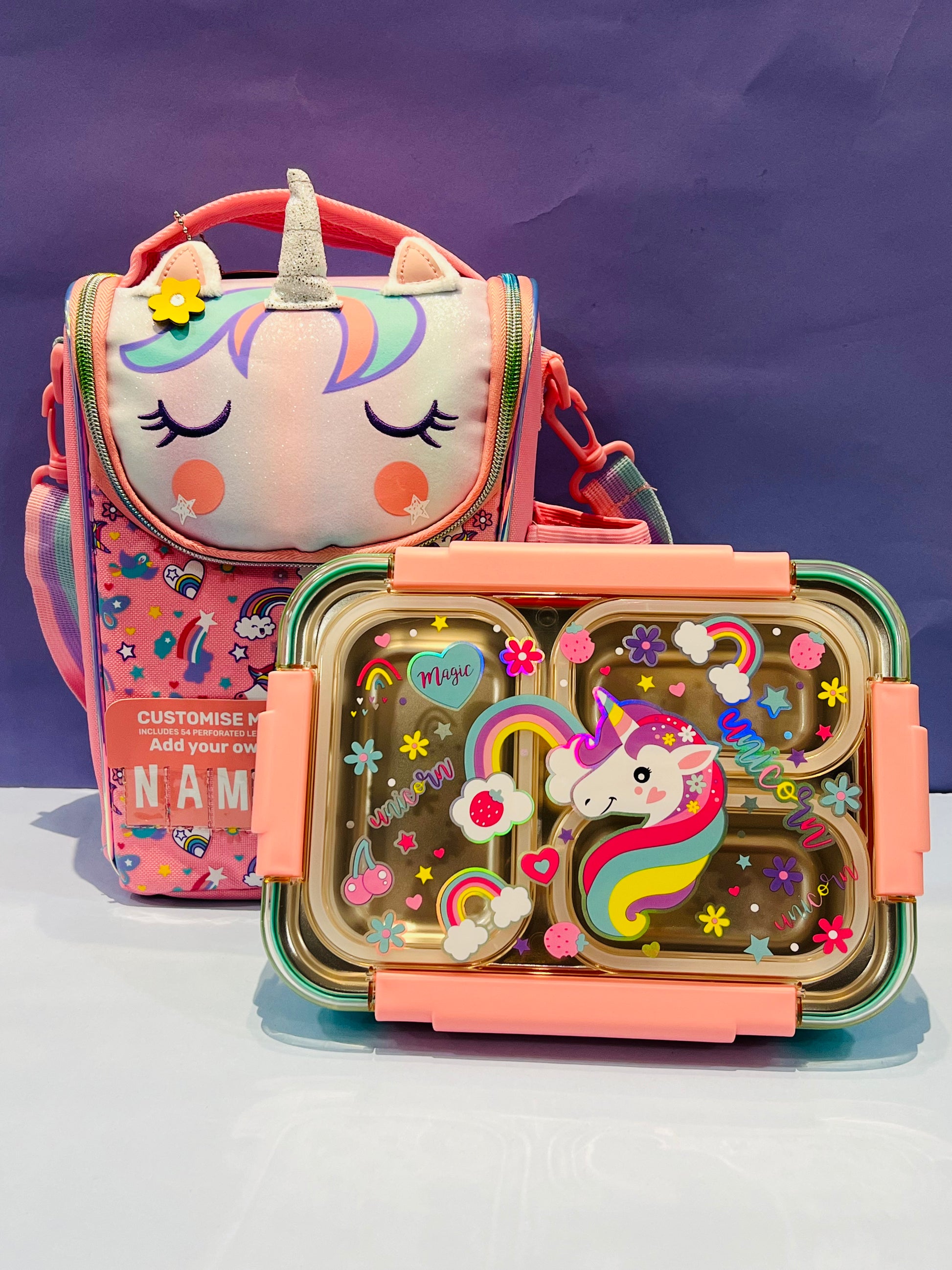 Unicorn lunch box best sale justice