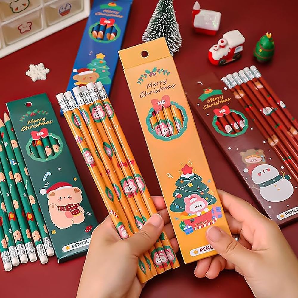 Christmas Pencils - 12pcs