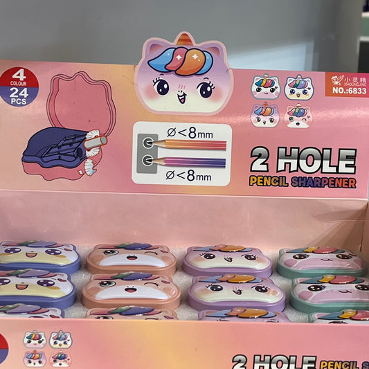 Unicorn - 2 Hole Pencil Sharpener