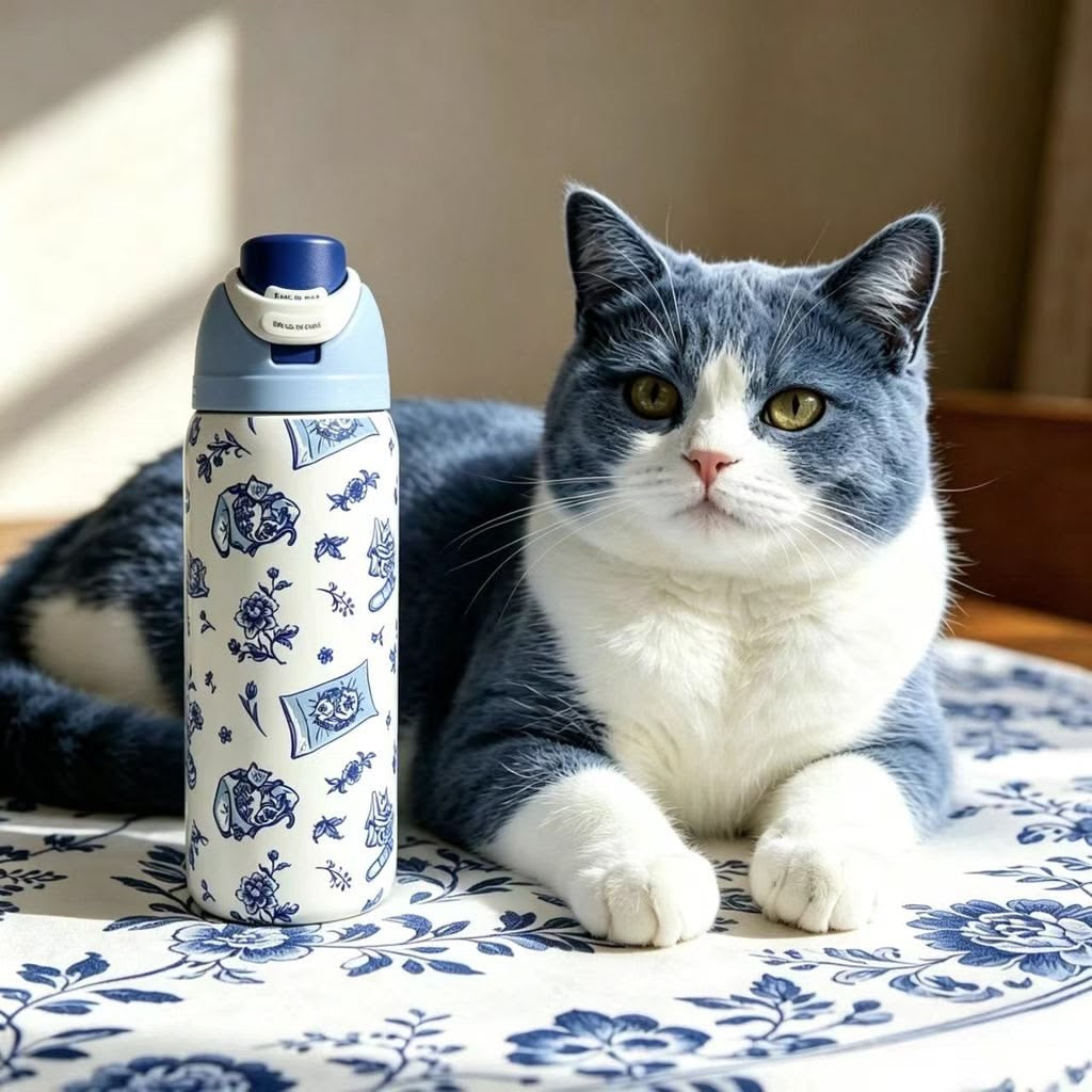Owala FreeSip - Delft Cat