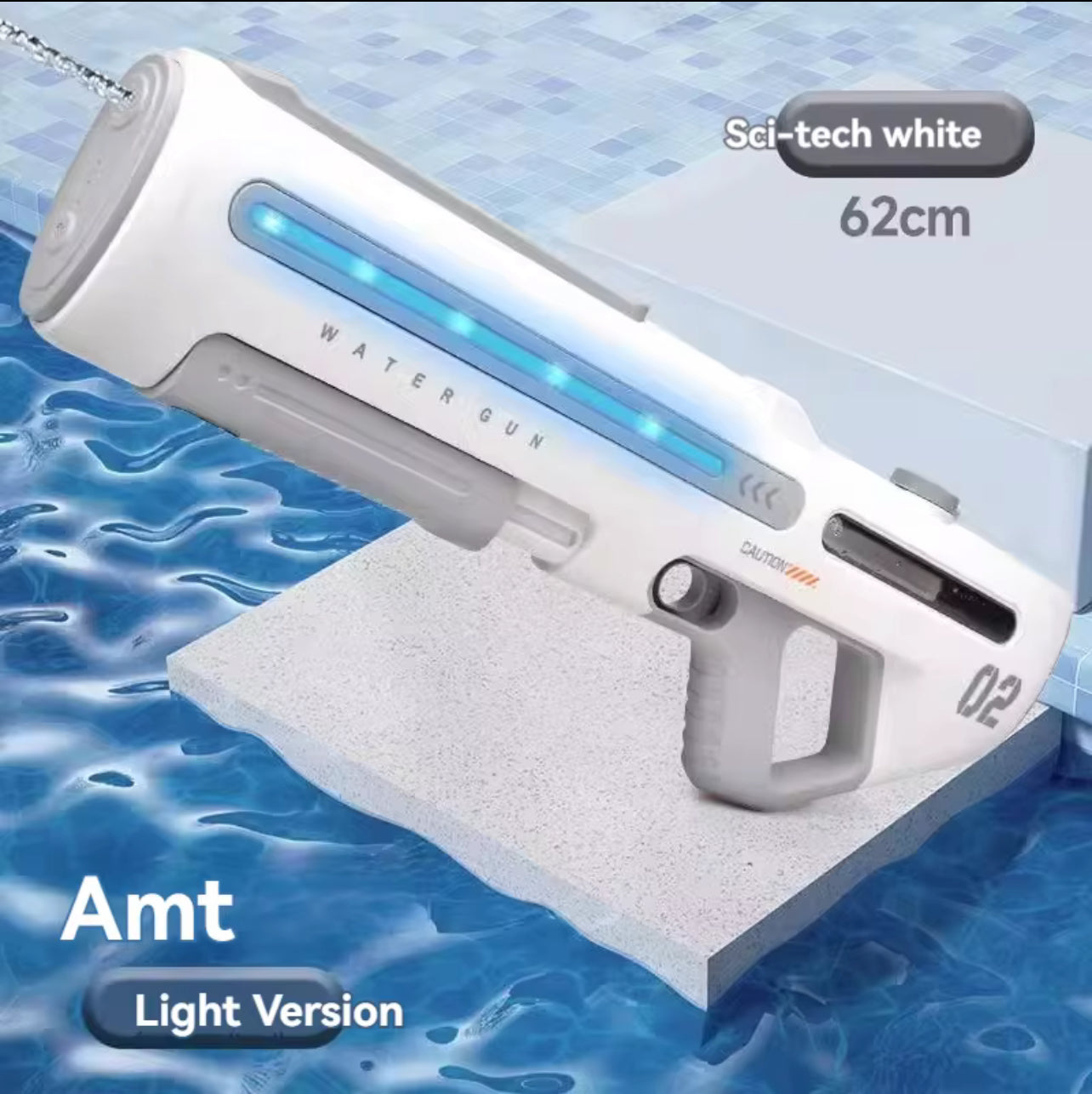 Water Summershot | Double Auto+Manual | 62cm | LED Lights