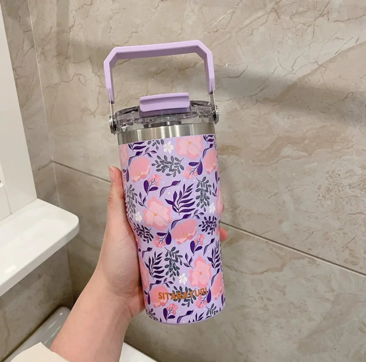 Sitarayuri Floral - Flip Straw | 600ml