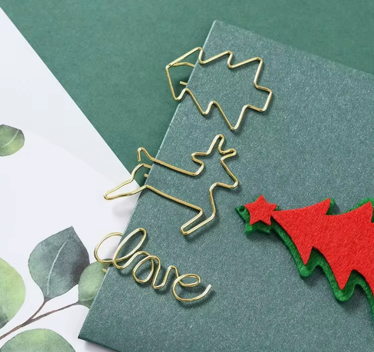 Christmas - Golden Paper Clips