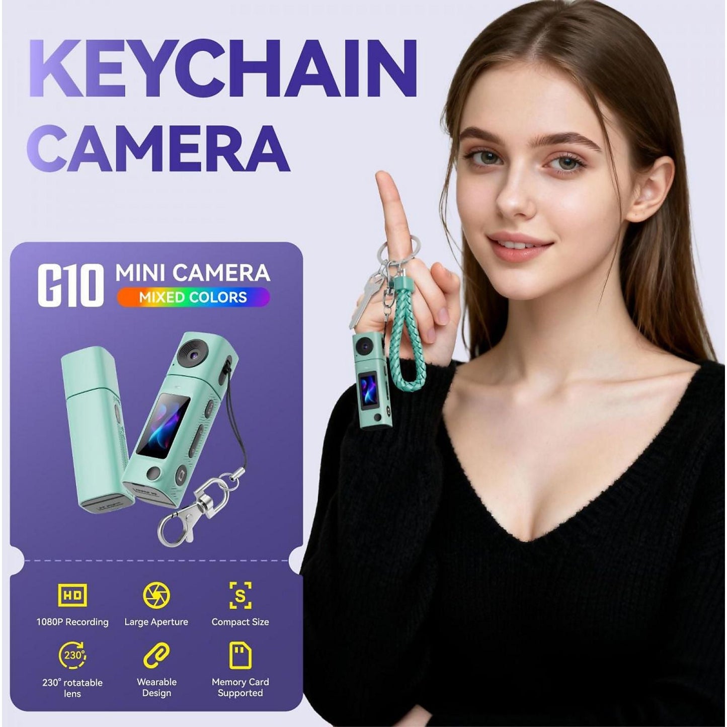 G10 - Wearable Camera | Rotating Camera