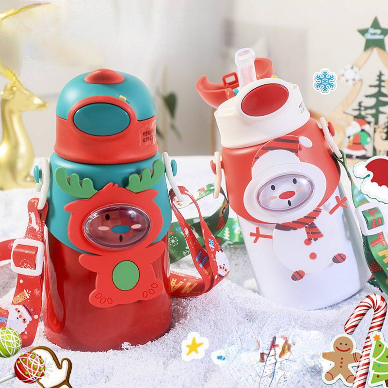 3D Christmas Steel Sippers