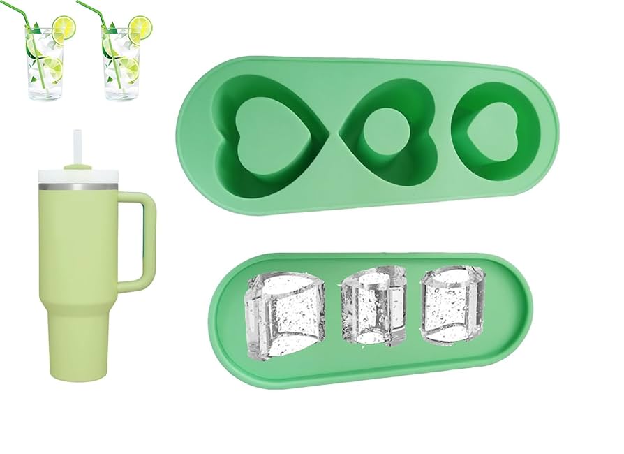 Heart Shape Ice Cube Mold - 3 Size