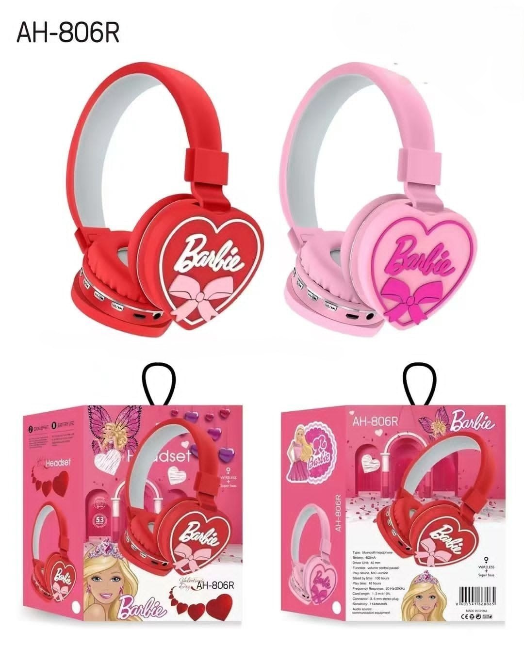 Barbie- 3D Bluetooth Headsets