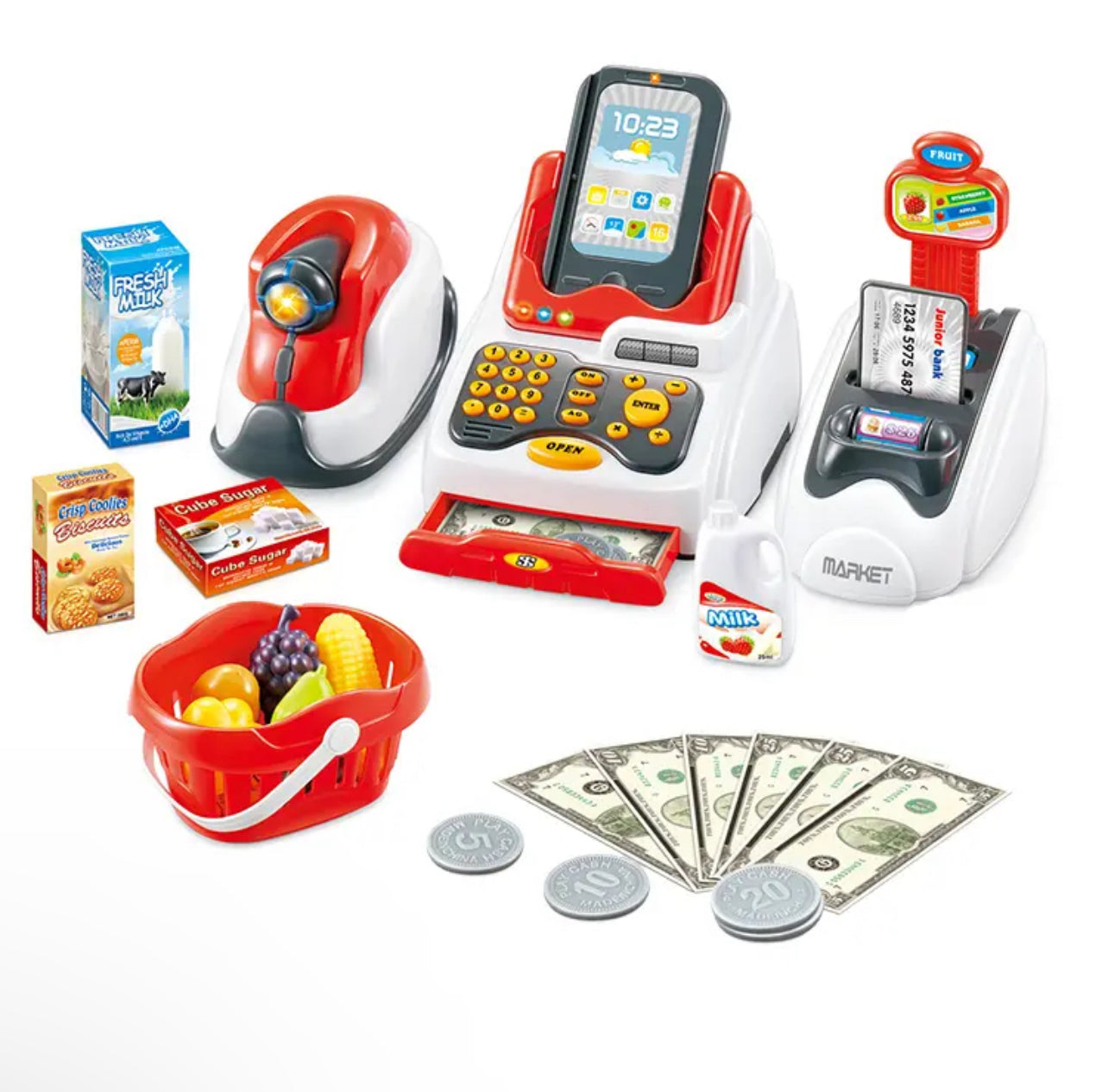 Home Supermarket - Kids Smart Cash Register Toy Set