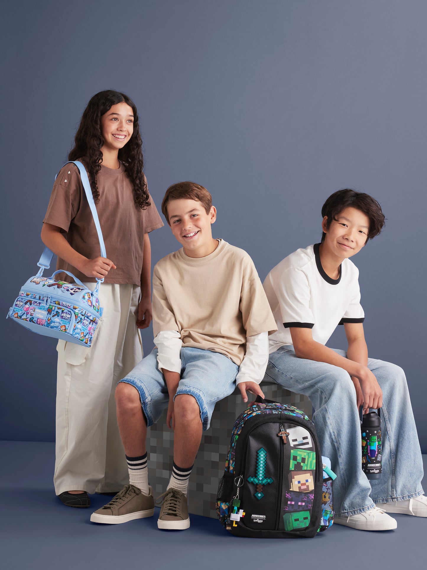 Smiggle - 16” Minecraft Classic Backpack