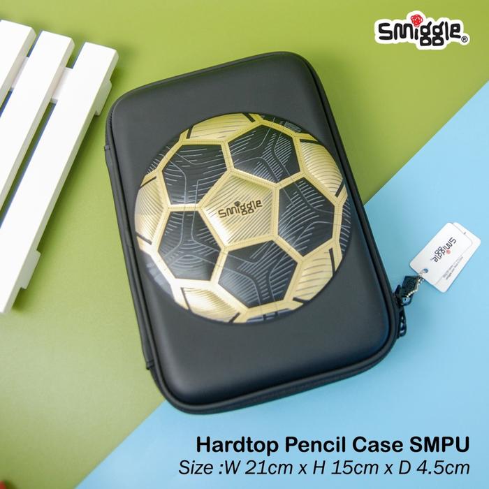 Smiggle x Football - Hardtop Big Pencil Case