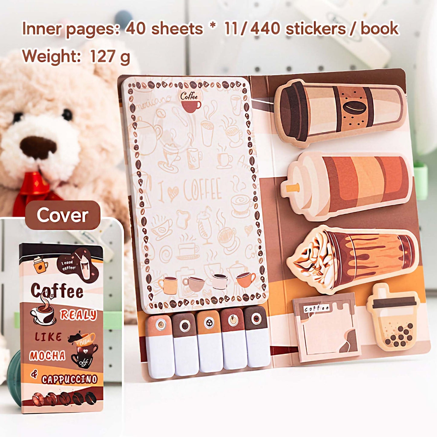 Coffee & Bakery - 440pcs Sticky Note