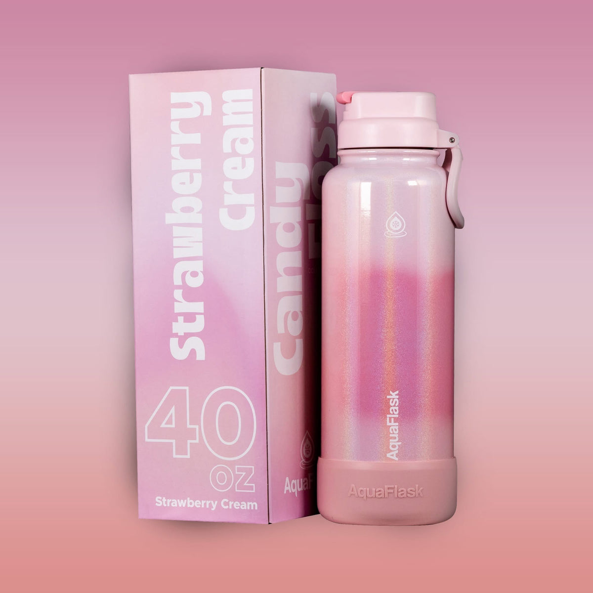 AquaFlask - Candy Floss with Silicone Boot | 40oz