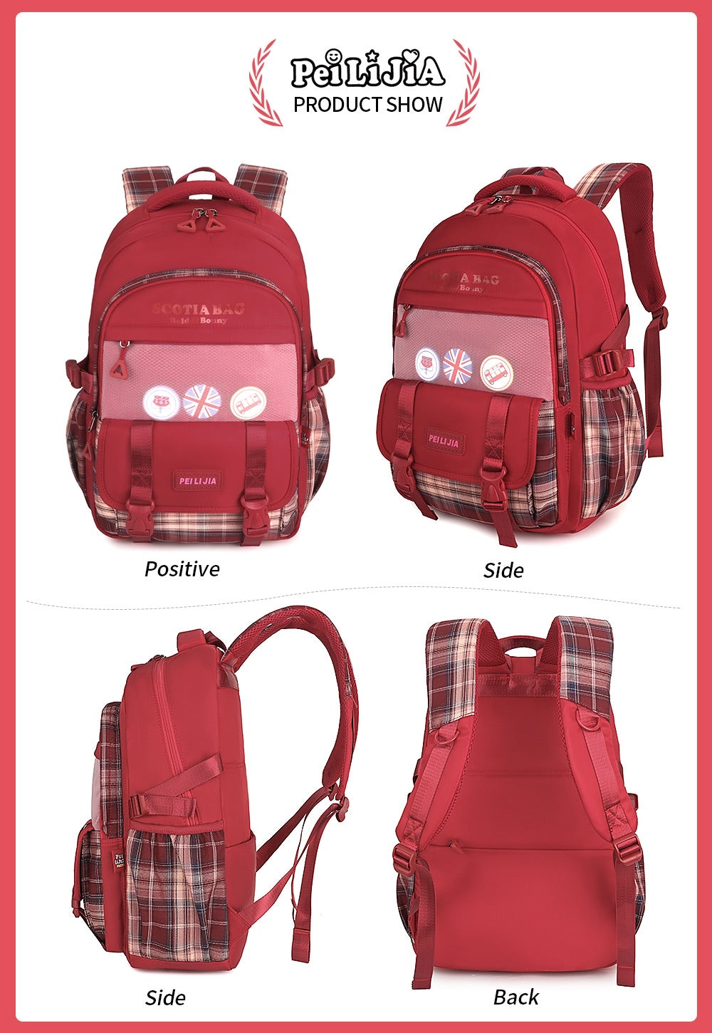 Scotia Luxury School Bags - 18”