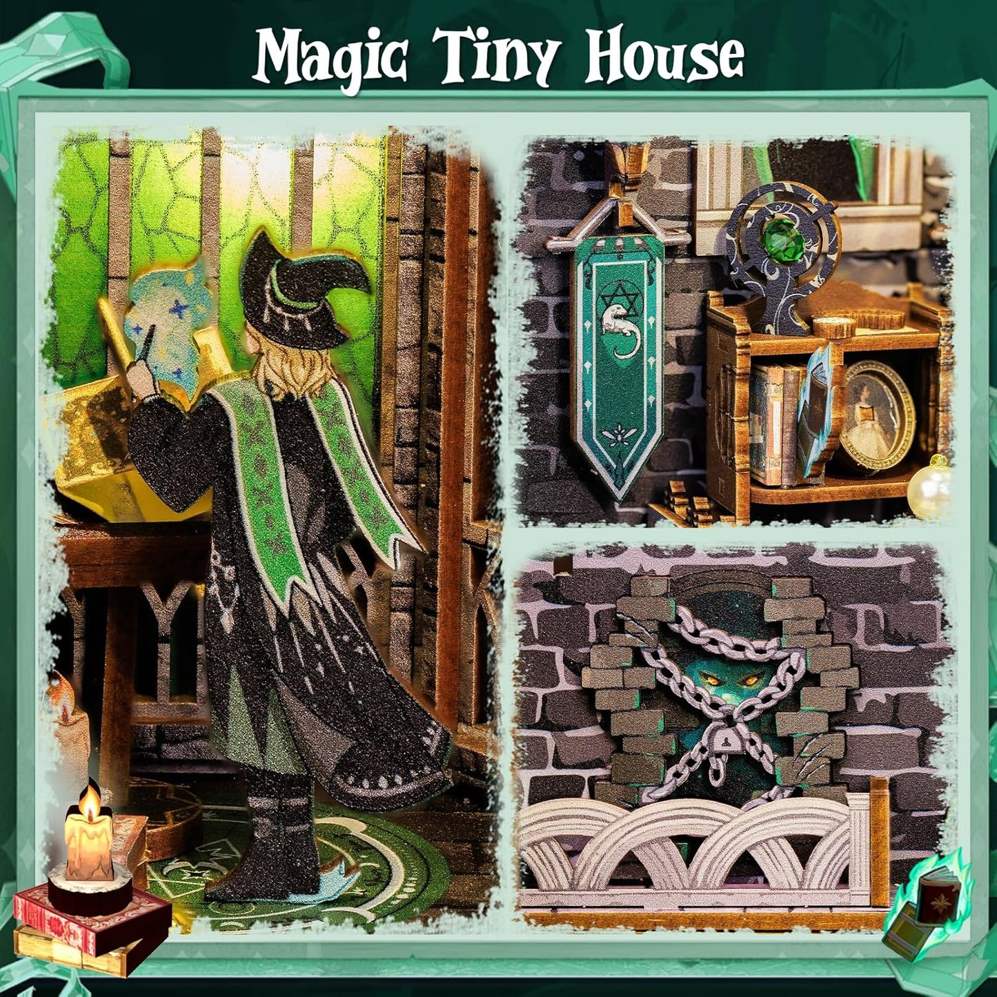 CuteZee - Amazing Common Room | DIY Booknook