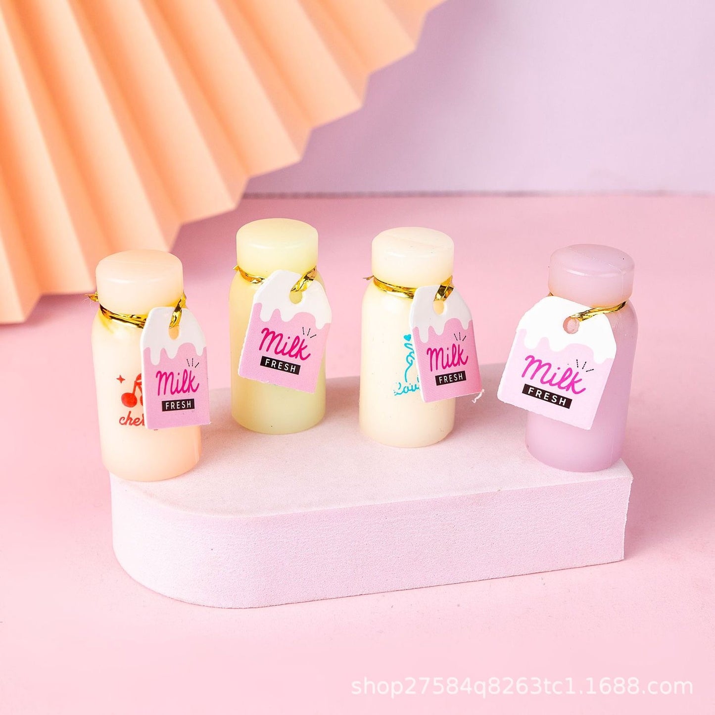 Milk Bottle Erasers