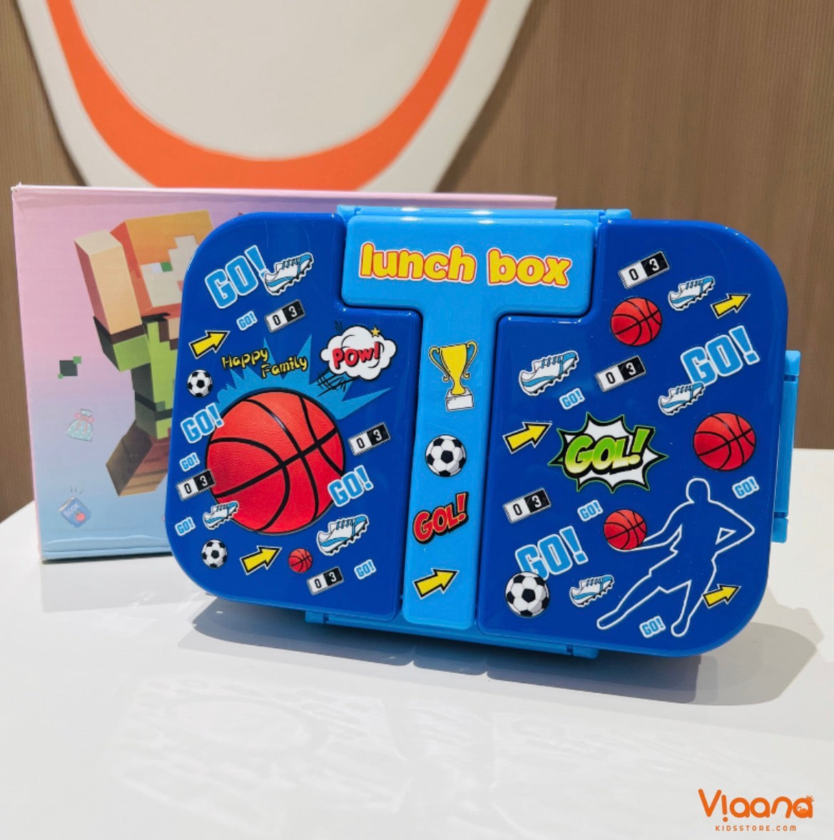 Mini Meal - 3 Grid Spill Free 600ml Lunchbox