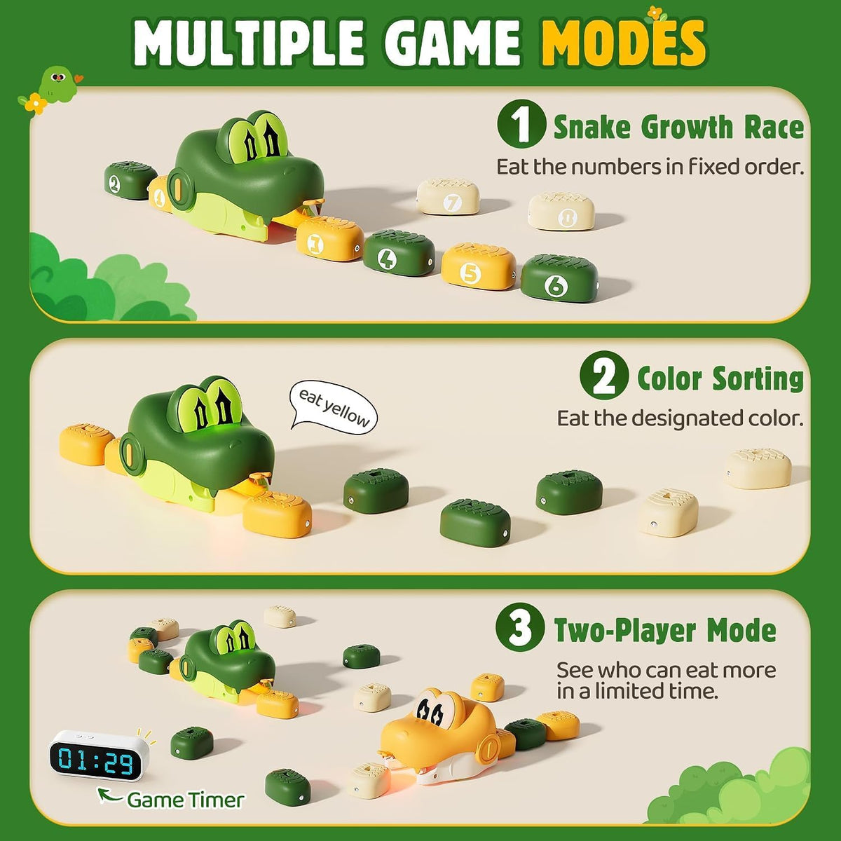Greedy Snake - 2 Players