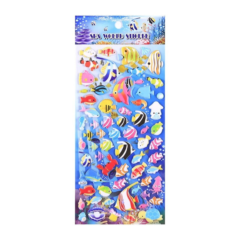 Sea World - 3D Decorative Stickers