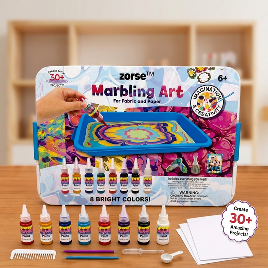 Marbling Art - For Fabric and Paper