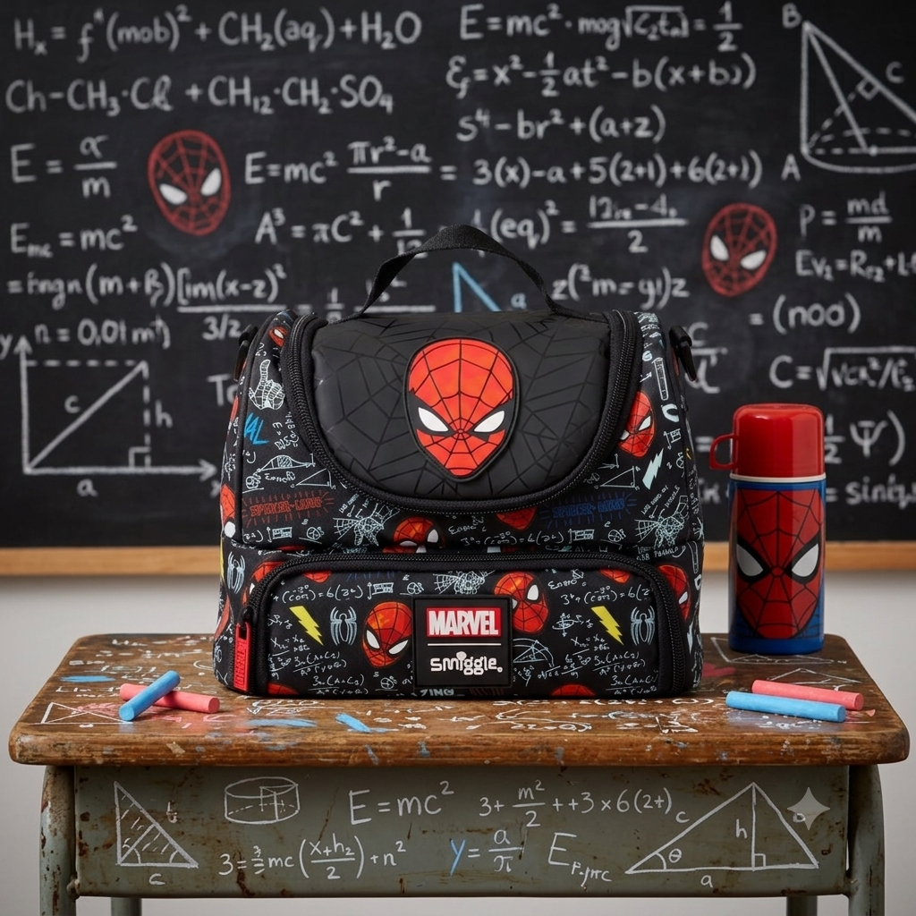 Spider-Man x Smiggle -  Double Decker Lunchbag