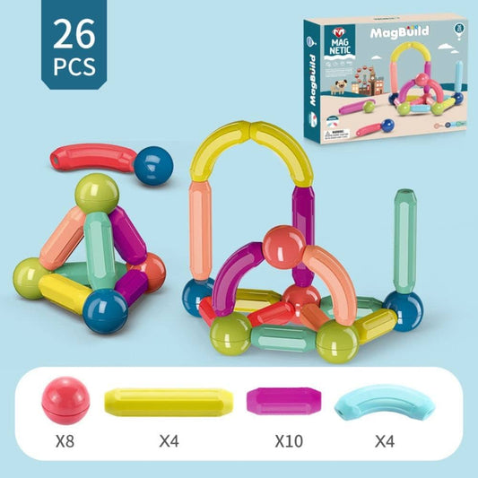 26 PCS Magnetic Stick and Balls Set | STEM | Educational