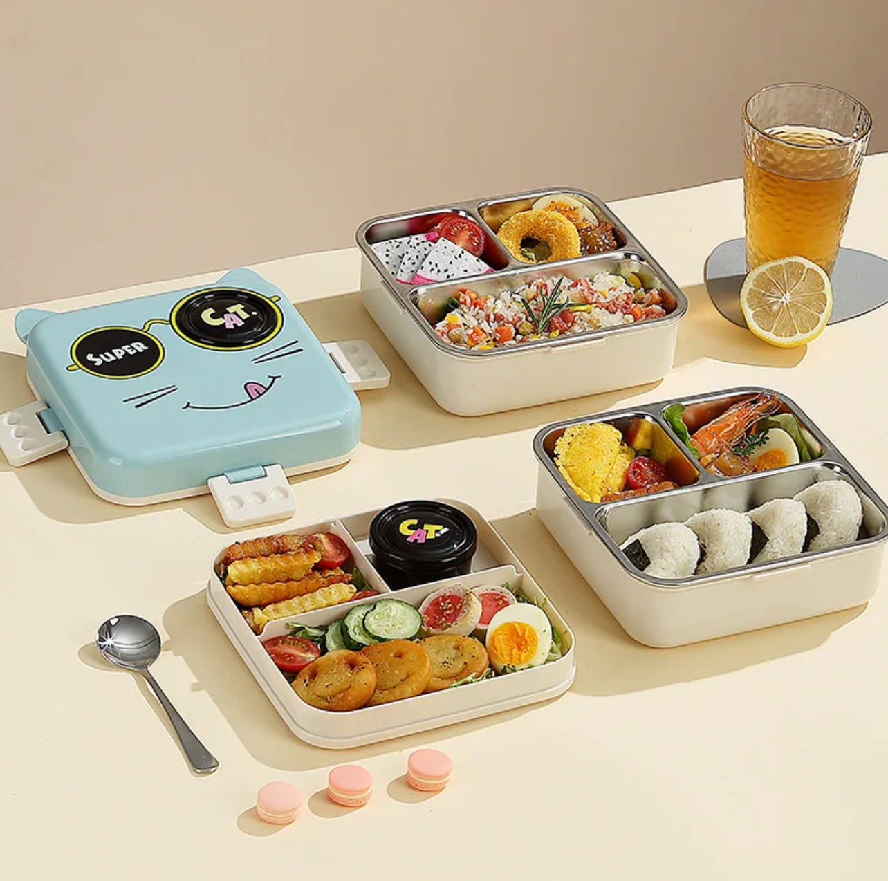 Cat Eye - Spill Free Steel Lunch Box