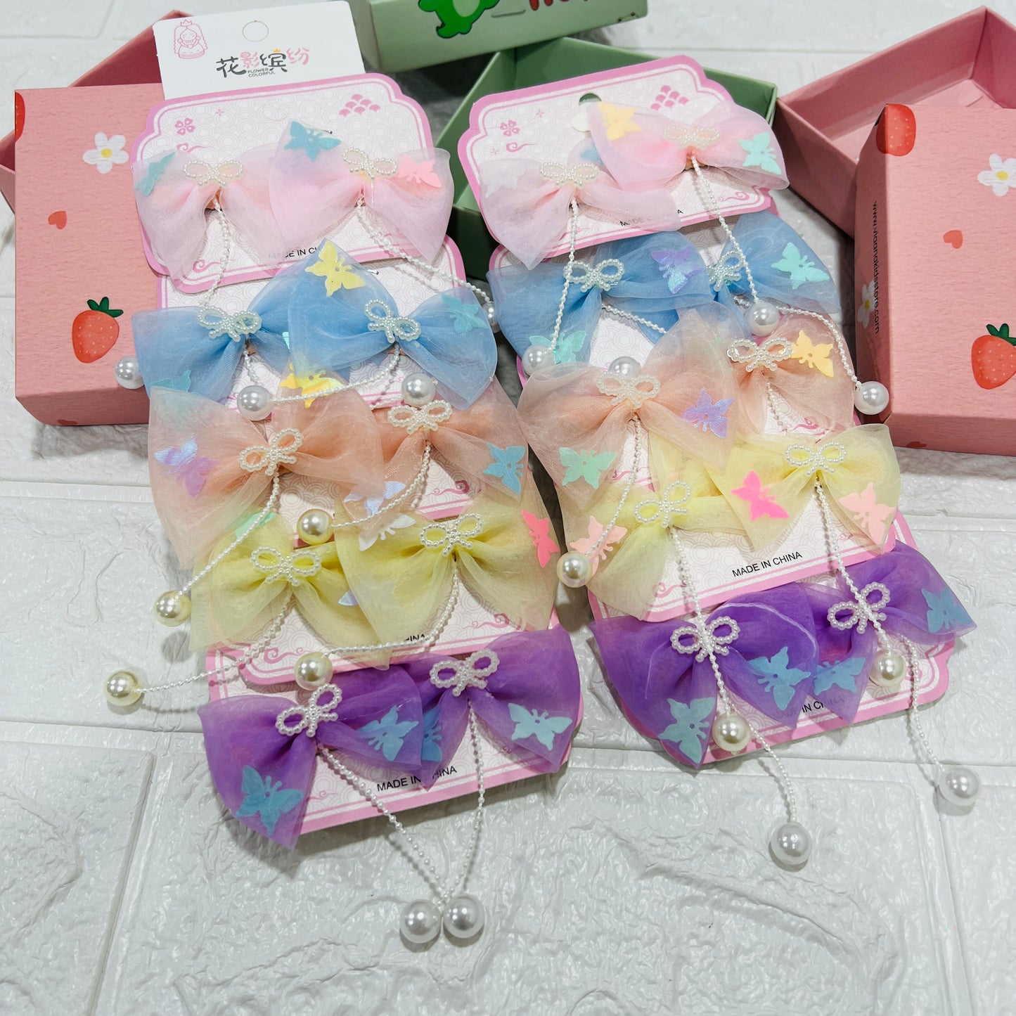 Butterfly Bow Hair Accessory | 2pcs