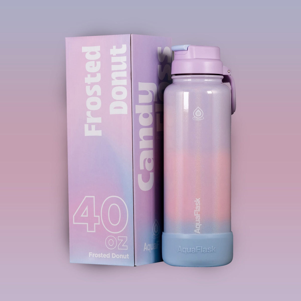 AquaFlask - Candy Floss with Silicone Boot | 40oz