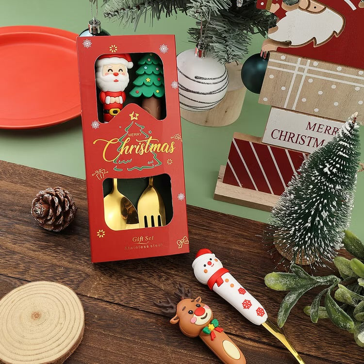 Christmas - Big Spoon Set | Stainless Steel