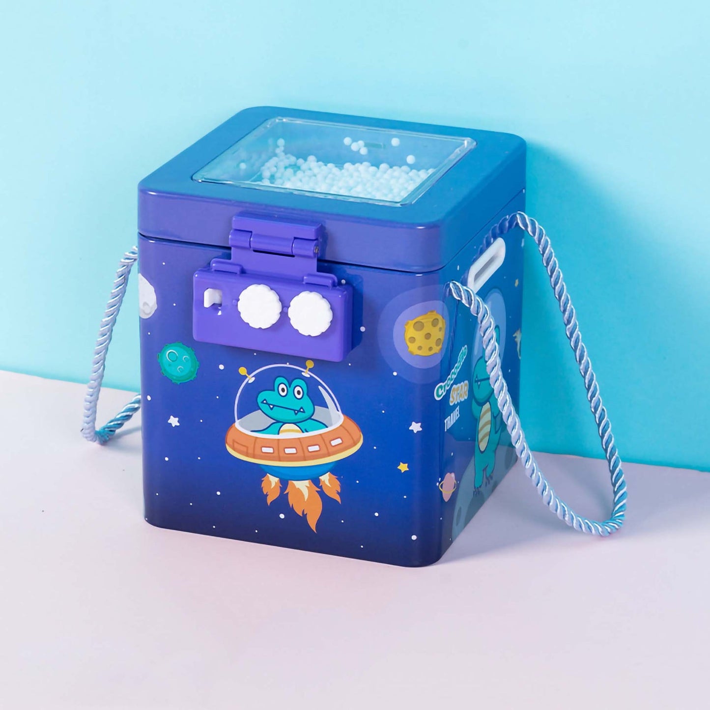 Metal Piggy Bank with Dial Lock