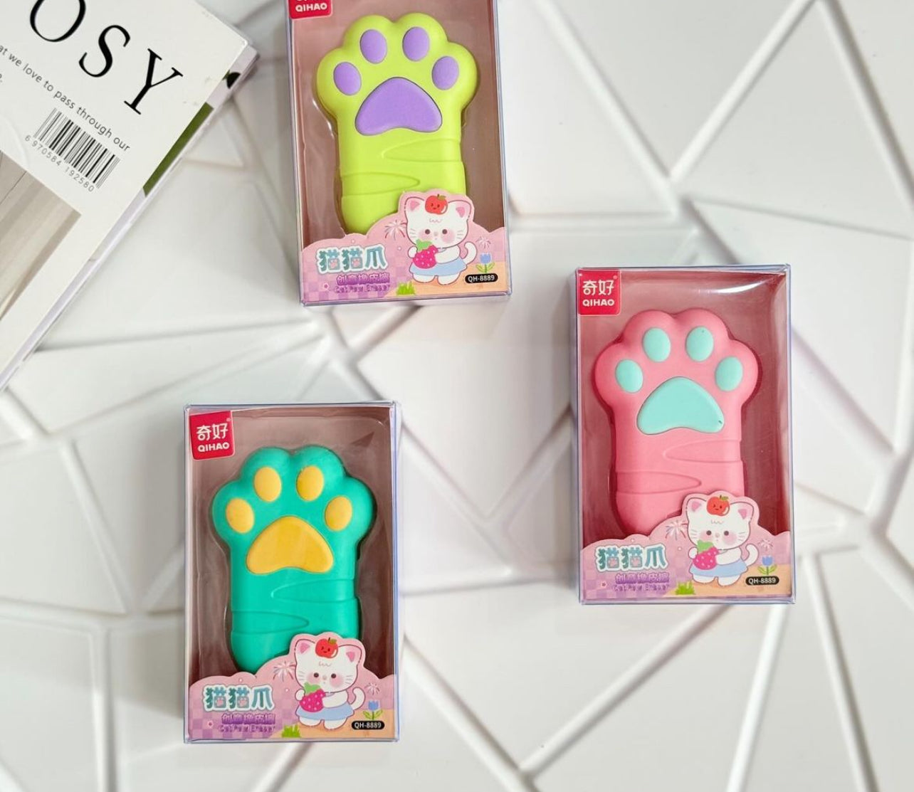 Cat’s Paw Erasers | 1pcs