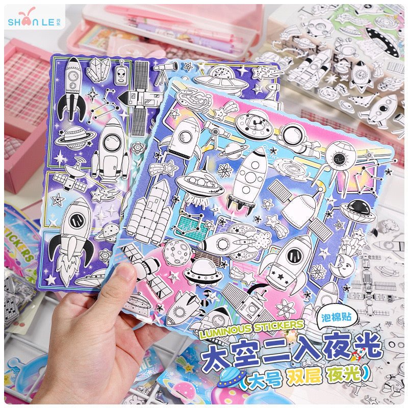 Galaxy Night Glow Stickers