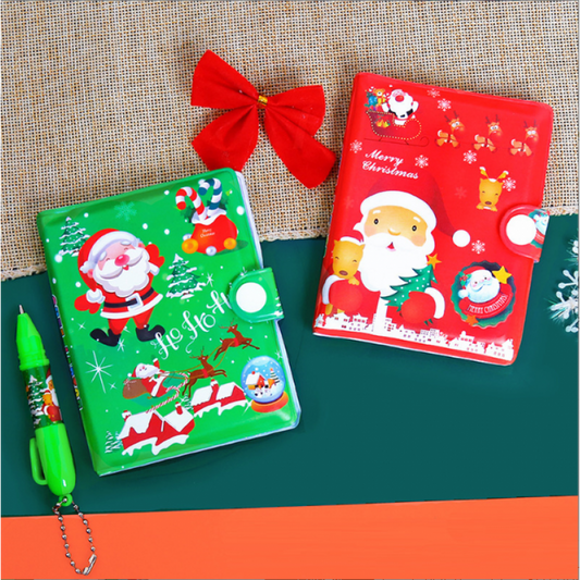 Cute Printed Mini Pocket Diary with Small Pen for Kids