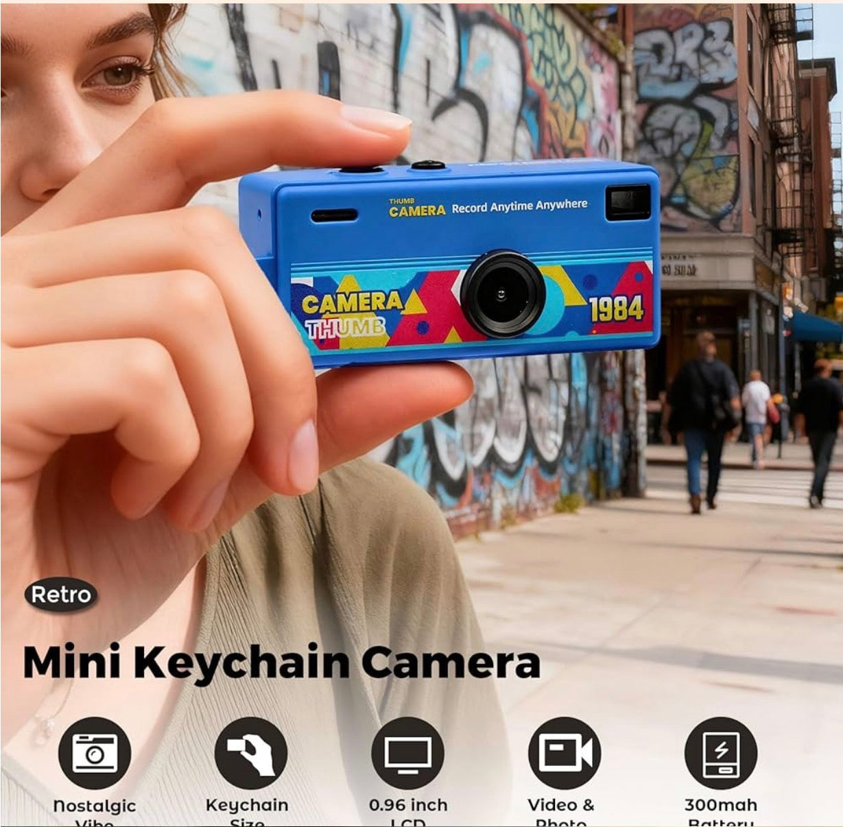 D26 - Retro Thumb Mini Camera