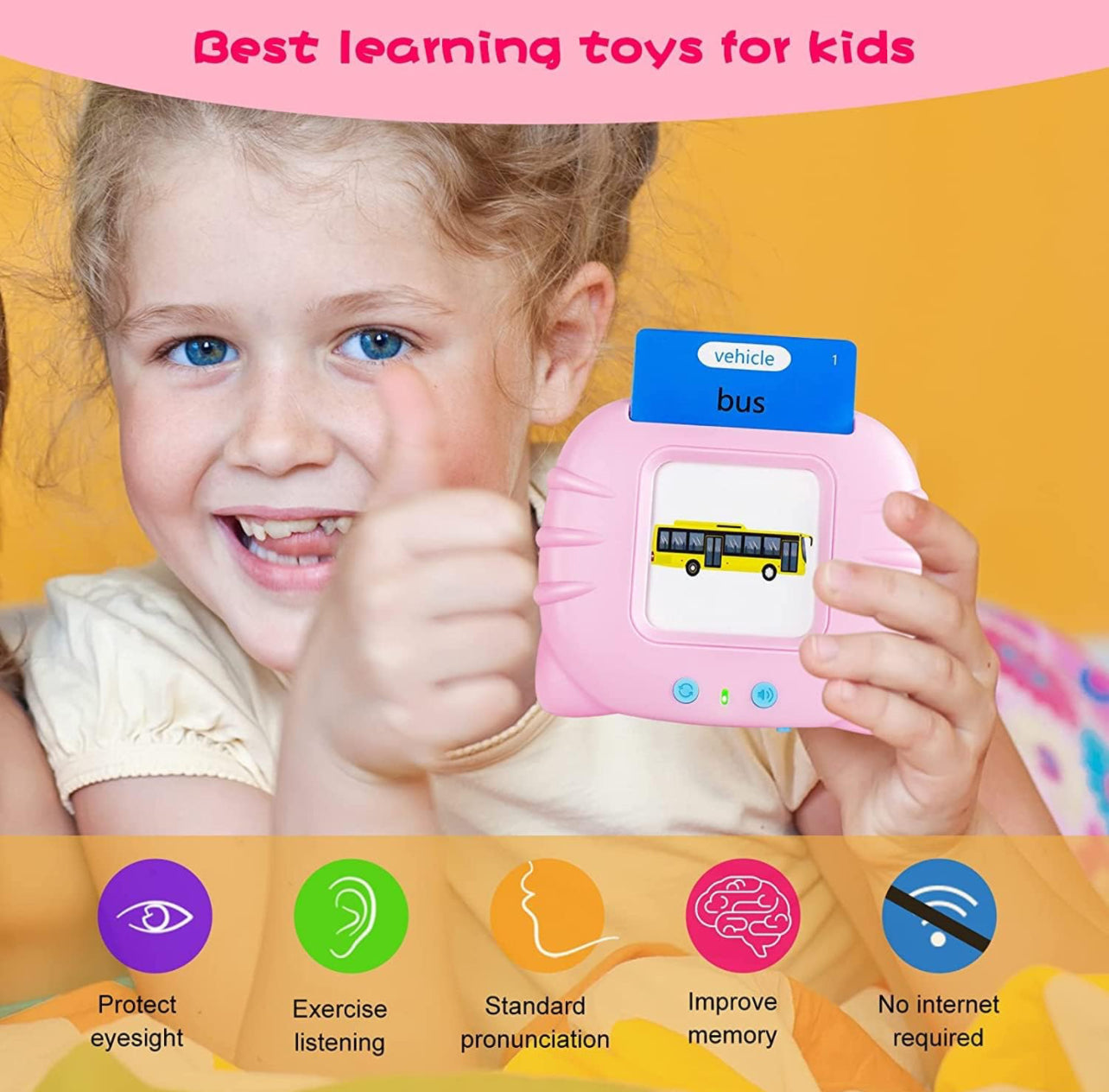 Upgraded Educational Card Game - Fun Learn for Toddlers