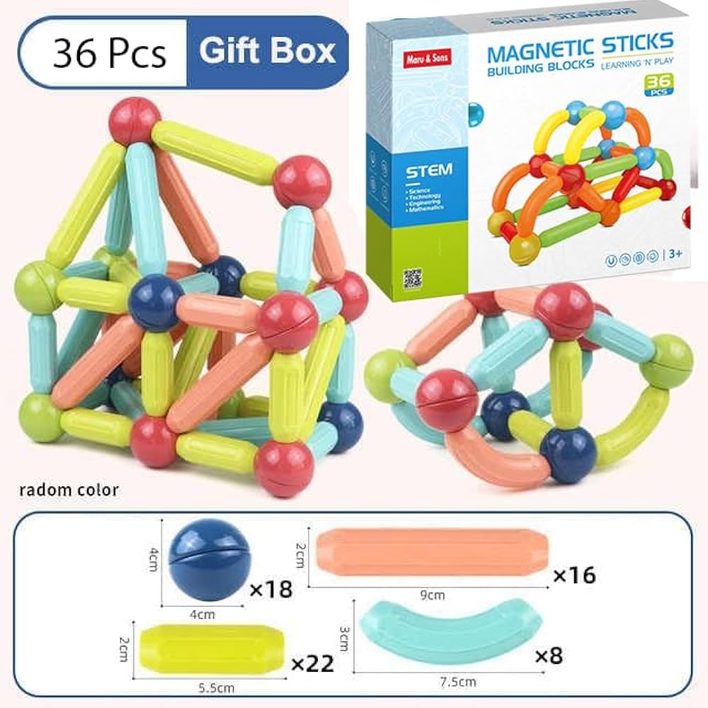 36pcs Magnetic Stick and Balls Set | STEM | Educational