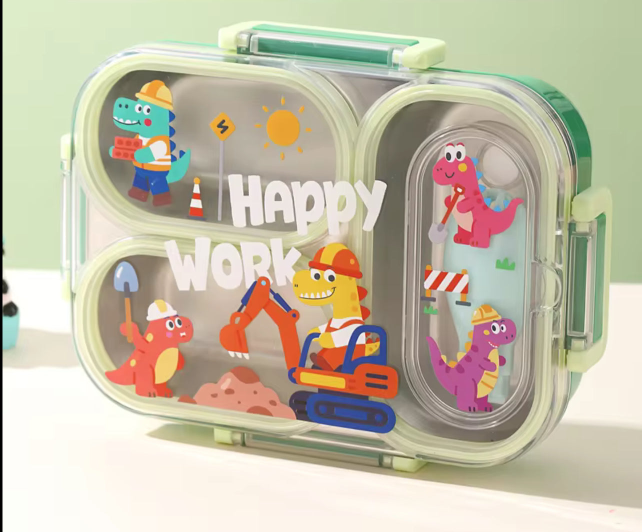 Small Bento - 600ml 3 Partitioned Lunchbox