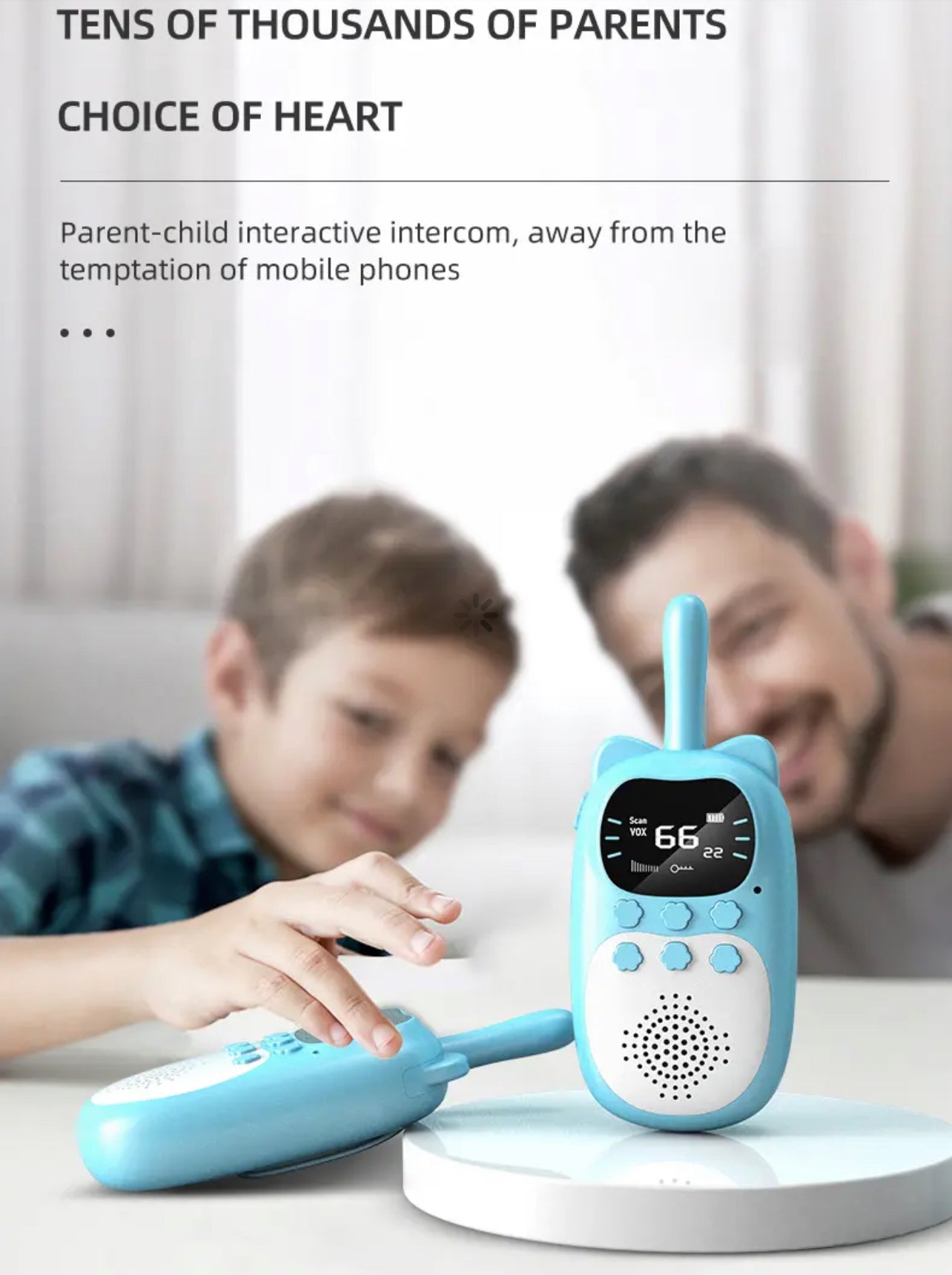 Talkie Tots - Stay Connected and have Endless Fun (3km Range Approx)