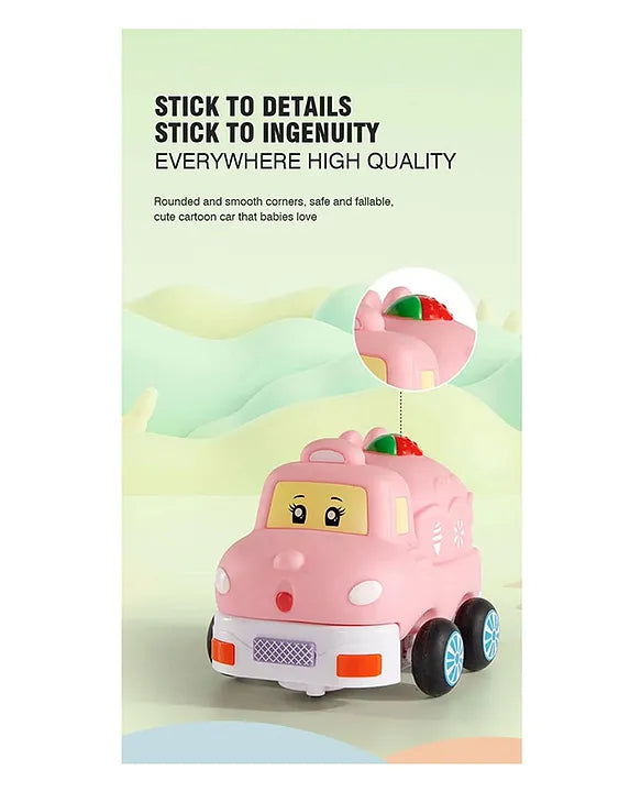RC Vinyl Car with Music and Lights, Washable & Detachable Body