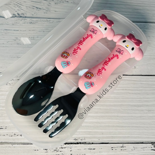 Travelling Utensils Box - Kids Spoon And Fork Set