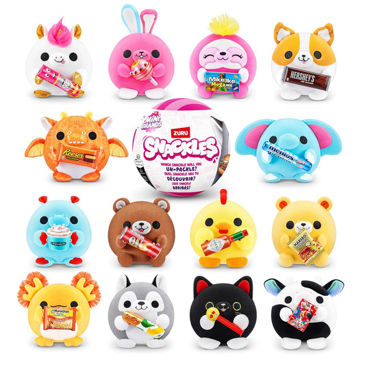 Snackles Mystery Plush 5 inch Squishy Comfort Plush