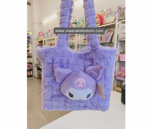 Sanrio Furry Tote with Plush Toy